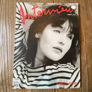 Isabelle Adjani - Interview magazine - Jan 1990 David Lynch Quincy Jones